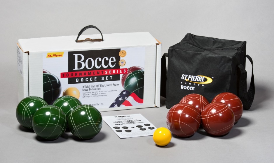 Tournament Bocce Set with Nylon Bag 107mm (TB1) - Made in USA