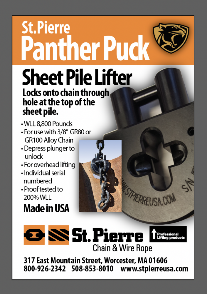St. Pierre Panther Puck Sheet Pile Lifter